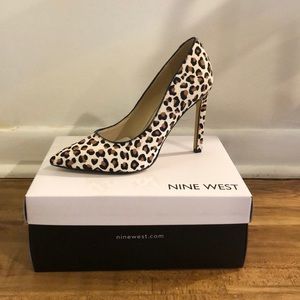 Nine West Cheetah Print Heels Size 6